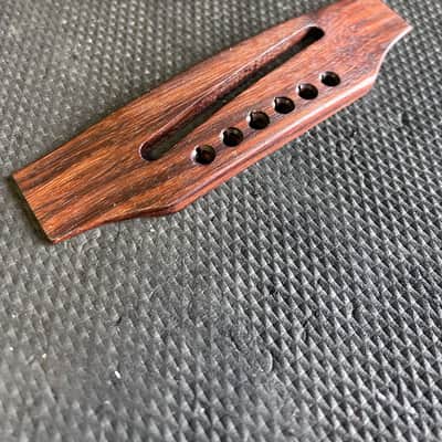 1969 Gibson ADJ Rosewood Bridge-Rosewood Saddle-Shim image 3