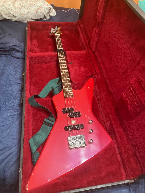 Hamer Blitz bass 1983 - Red image 1