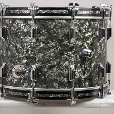 Rogers 22/13/16/5x14" 60's Drum Set - Black Diamond Pearl image 6