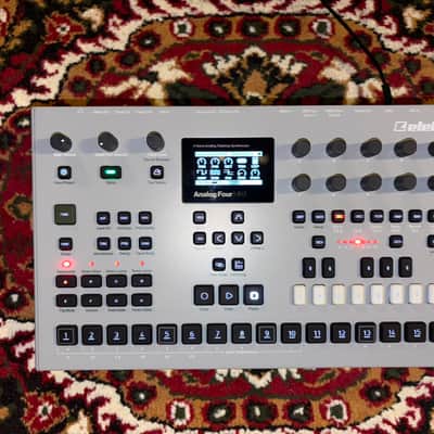 Elektron Analog Four MKII 4-Voice Tabletop Analog Synthesizer 2017 - Present - Grey image 2
