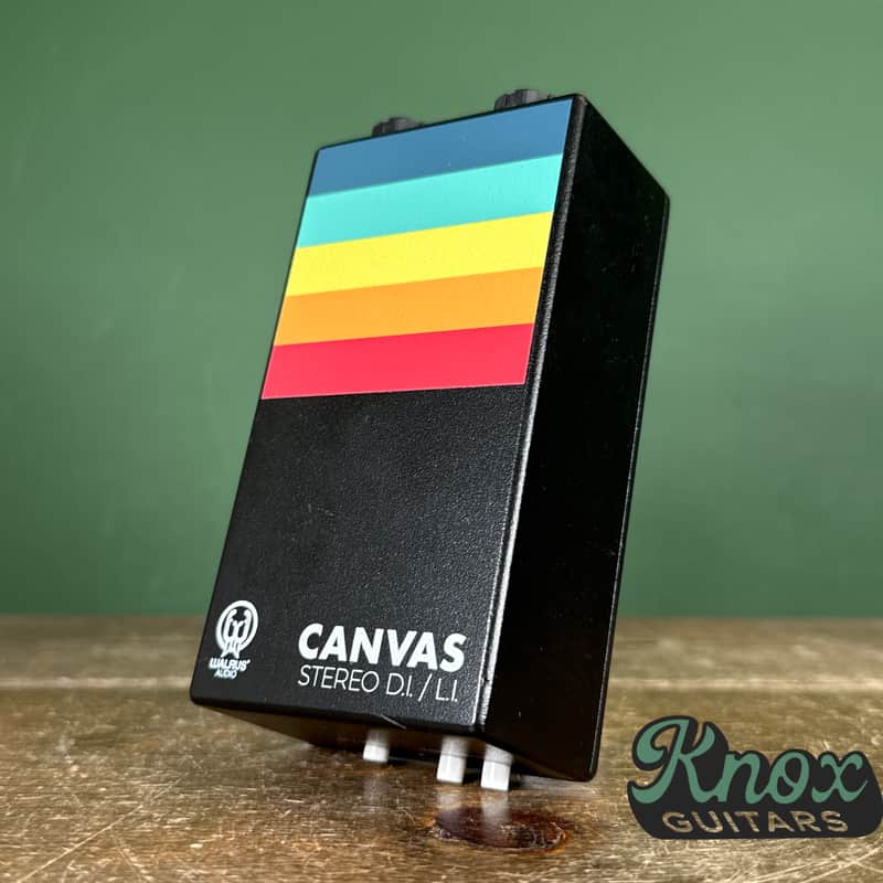 Walrus Audio Canvas Stereo Dual Line Isolator Direct Box 2022 - Present - Black w/ Rainbow Graphic image 1