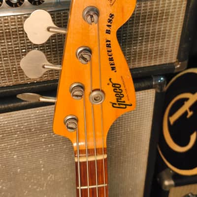 Greco Mercury Bass 1977 Daphne Blue Refin image 5