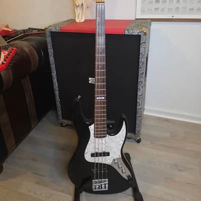 ESP Jazz Bass J-Four Tuxedo Black MIJ Japan Pro Artist Ex-Studio Bass image 2