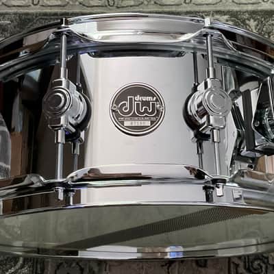 DW 5.5" x 14" Performance Series Steel Snare Drum in Chrome DRPM5514SSCS image 2