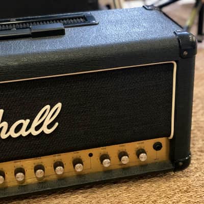 Marshall JCM 800 Lead Series Model 2210 100-Watt Master Volume Head with Reverb 1989 Black image 3