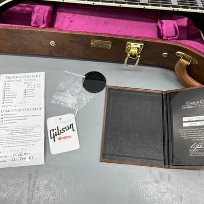 Gibson Les Paul Custom 2017 SilverBurst Custom Shop Case COA Papers Goodies American Made in USA_245 image 6