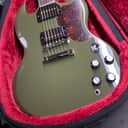 2021 Gibson USA SG Standard (CME Exclusive) Olive Drab w/Tortoise Pickguard & T-Type Pickups - Mint!