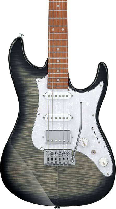Ibanez AZ22S1F Standard Electric Guitar, Jatoba Fingerboard, Transparent Black Sunburst image 1