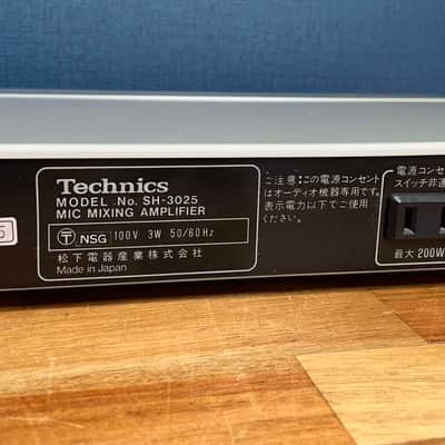 Technics SH-3025 BBD Echo Mic Mixer - Bucket Brigade Device Reverb / Echo Effects image 7