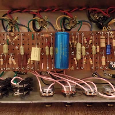 Handmade 1968 Marshall Super Lead Plexi 12,000 Series CLONE/REPLICA Mustard Caps Iskra image 1