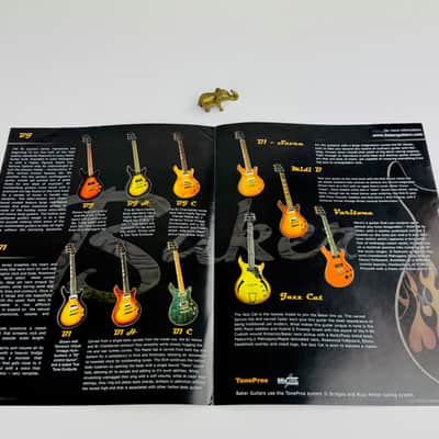 Baker Guitars Full-Line Brochure (B1 / B3 / B7 Series & Finishes Guide) 2002 image 3