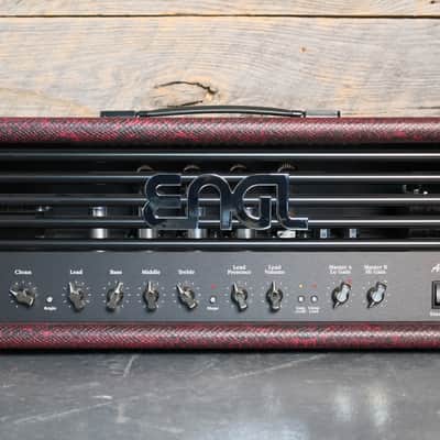 ENGL E651 Custom Shop Artist Edition 100 Guitar Amp Head - Red Snakeskin image 2