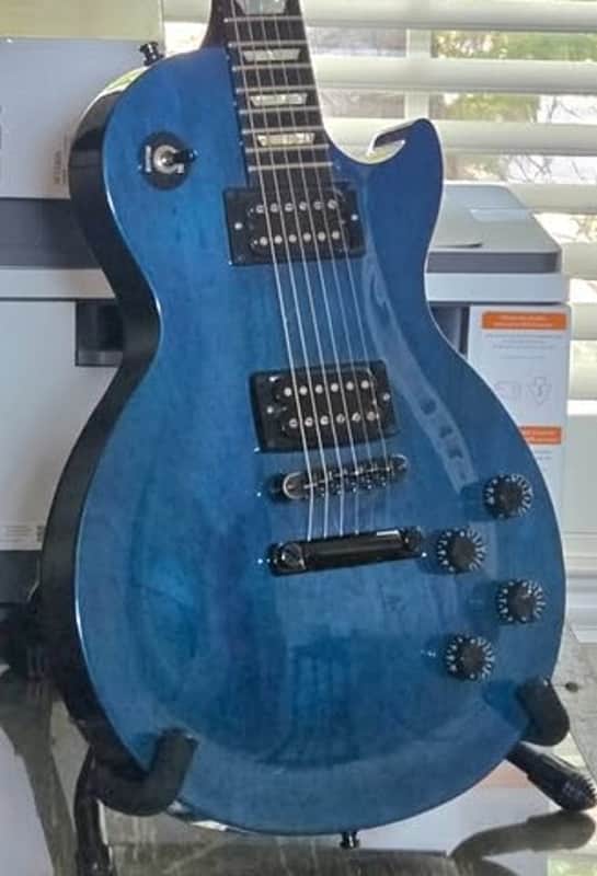 Gibson Les Paul Studio Lite Translucent Blue 1991 - Translucent Blue image 1