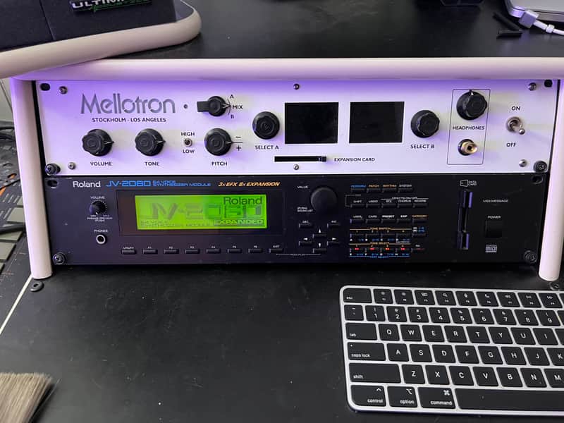 Roland JV-2080 64-Voice Synthesizer Module 1997 - 2000 - Black image 1
