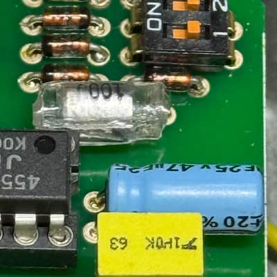 Paul Cochrane Timmy Overdrive V1, Green PCB+ internal switches. image 11