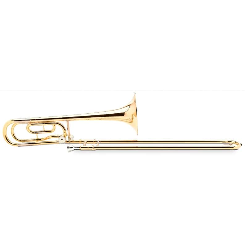 Yamaha YSL-448G Intermediate Tenor Trombone with Gold Brass Bell image 1