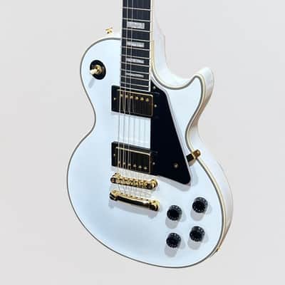 Epiphone Les Paul Custom Electric Guitar - Alpine White image 3