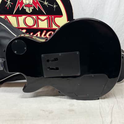 Epiphone Limited Edition Custom Shop Les Paul Nightfall with Gig Bag 2010 - Ebony / Black image 11