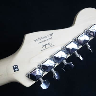 Custom Painted and Upgraded Fender Squier Bullet Strat Series - Aged and Worn with Custom Graphics image 23