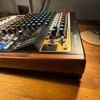 TASCAM Model 12 Multitrack Recorder / Mixer / USB Interface 2020 - Present - Black with Wood Cheeks image 14