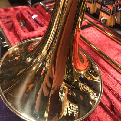 Yamaha YSL-882GO Xeno Open Wrap Trombone 2010s - Lacquered Brass image 7