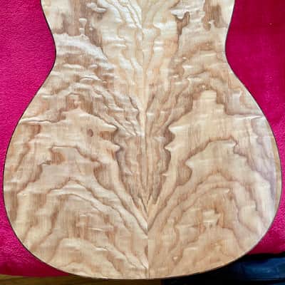 Dean EQABA-GN Exotica Quilt Ash Acoustic Bass with Aphex Electronics 2010s - Gloss Natural image 6