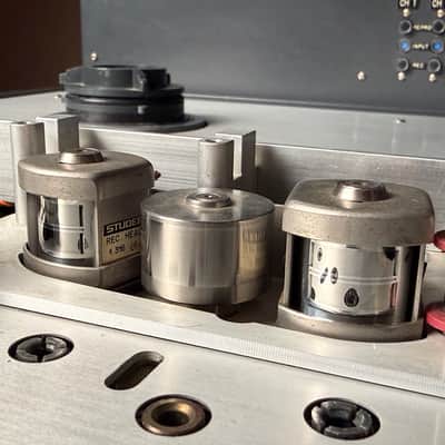 Studer A80-VU II 1/2" 2-Track Master Recorder + 1/4" Headstack | NAB | 15/30 IPS image 6