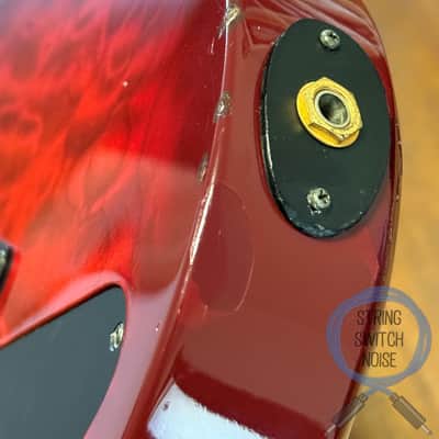 Fernandes HSS Super Strat, Quilted Red Burst, MIJ, 1990s image 14