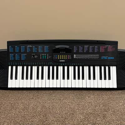 Casio CTK-330 49-Key Keyboard 1980s - Black
