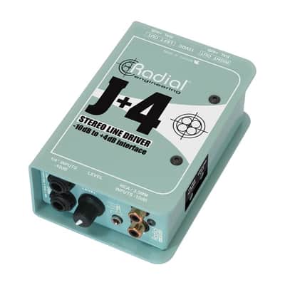 Radial Engineering J+4 Stereo Line Driver -10dB to +4dB image 2