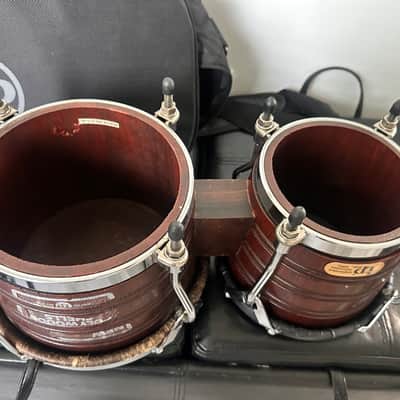 Latin Percussion Bongos Generation II interizo Poly wood Mahogany (Caoba) image 12