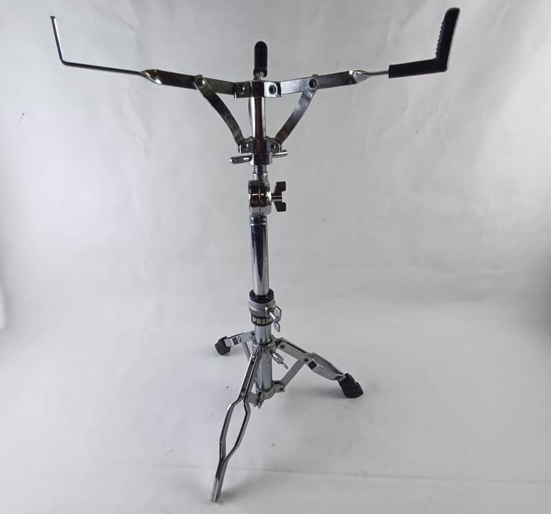 Premier 4000 Snare Drum Stand Vintage 90s Double-Braced Heavy Duty Tripod Chrome image 1
