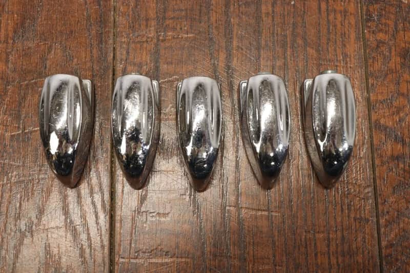 Unbranded Chrome Tom Drum Lugs 5pk image 1