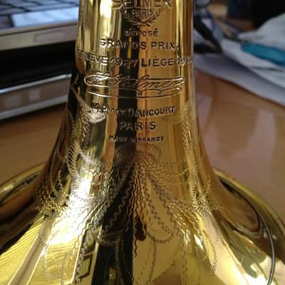 Henri Selmer Grand Prix Depose Trumpet Circa 1950 Lacquer image 1