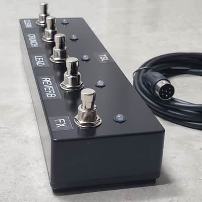 Replacement Low-Profile Footswitch (PEDL-00021-Style) for Marshall JCM 2000 TSL Amps w/ Rev/FX Memory per Channel and 10-Ft Cable image 5