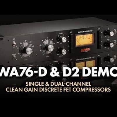Warm Audio WA76-D2 Dual-channel Discrete FET Compressor/Limiter image 7
