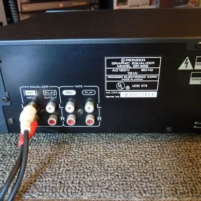 Pioneer GR-555 Graphic Equalizer - Dual Channel Frequency Response Display - Very Good Condition image 7