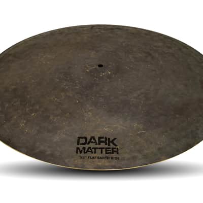Dream Cymbals DMFE22 Dark Matter Flat Earth Series 22" Ride Cymbal image 1