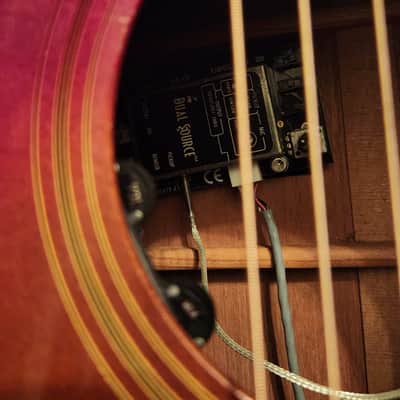 1976 Gibson Hummingbird Cherry Sunburst w/ OHSC | LR Baggs Dual Source, Medium Aged Naturally image 15
