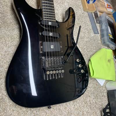 Greg Curbow High End - Handmade - 6 String Guitar - Floyd Rose - Scalloped Frets - Pre Serial Number 1990 - Black Gloss image 4