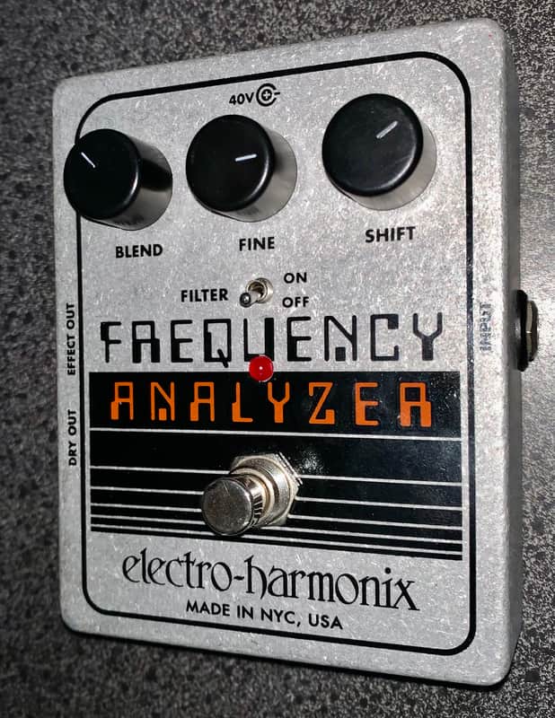 Electro-Harmonix Frequency Analyzer   Silver guitar effects pedal image 1