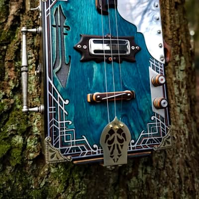 The Kingfisher - High Bird custom cigar box guitar image 4