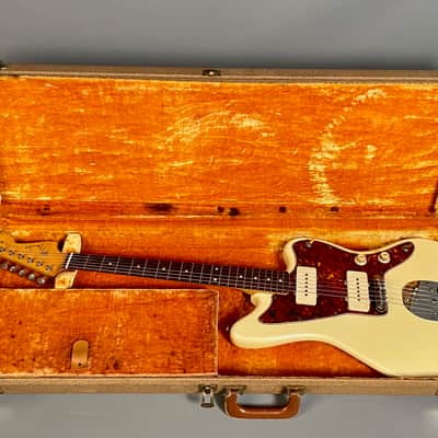 Fender Jazzmaster 1959 Pearl White Refin image 25