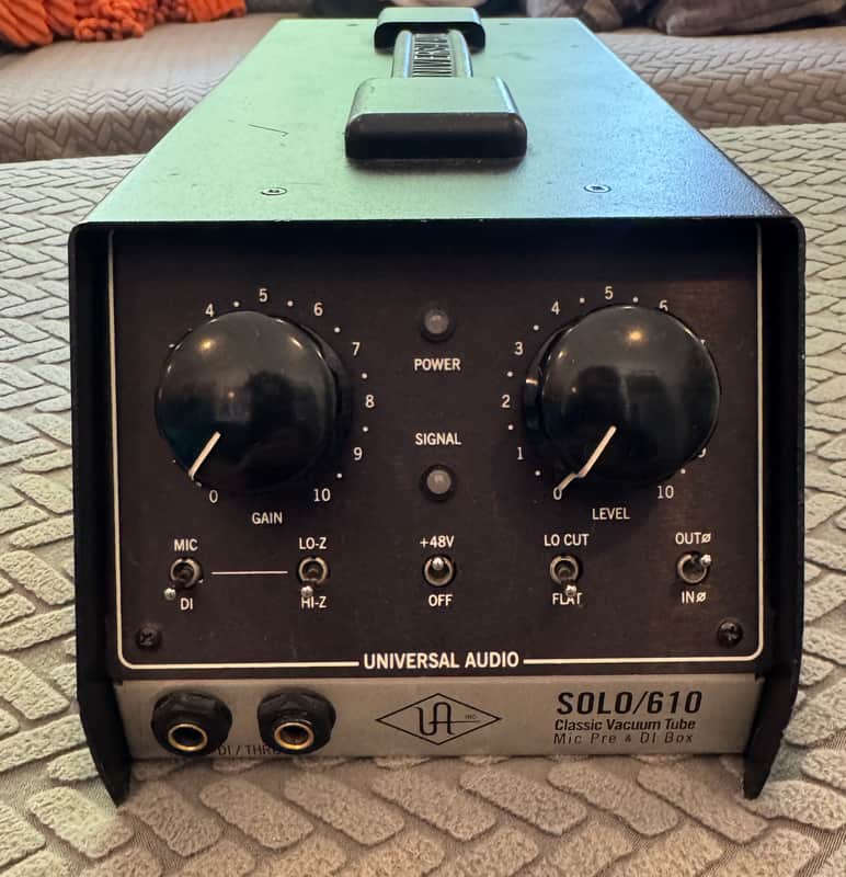 Universal Audio Solo/610 Desktop Tube Mic Preamp 2006 - Present - Black image 1