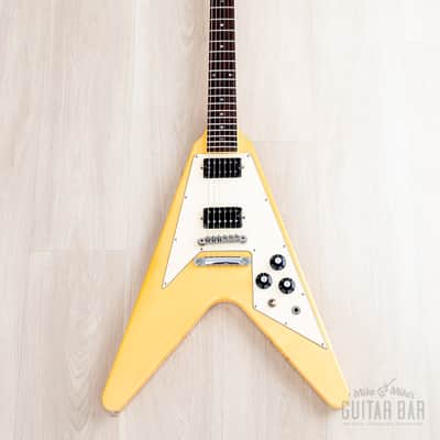 1983 Gibson Flying V '67 Spec Vintage Guitar Alpine White w/ Tim Shaw PAFs, Case & Hangtags image 2