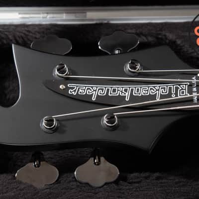 2026 Rickenbacker 4003 Noir 1 of 20 Satin Black Checkerboard Binding OHSC image 3