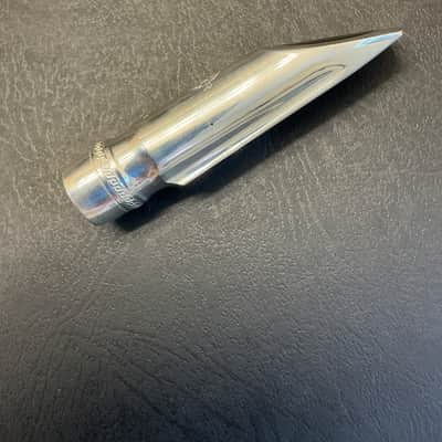 (- VINTAGE -) SELMER Scroll Metal C** Eb Alto Saxophone Mouthpiece - Silver Plate image 6