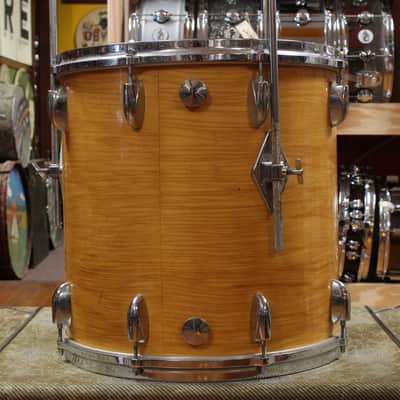 1970s Gretsch Stop Sign Badge Outfit in High Gloss Natural Maple 14x28 14x24 9x13 10x14 16x16 16x18 image 15