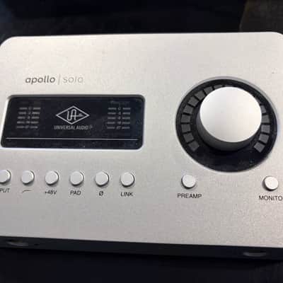 Universal Audio Apollo Solo Heritage Edition Thunderbolt 3 Audio Interface 2020 - Present - Silver image 2