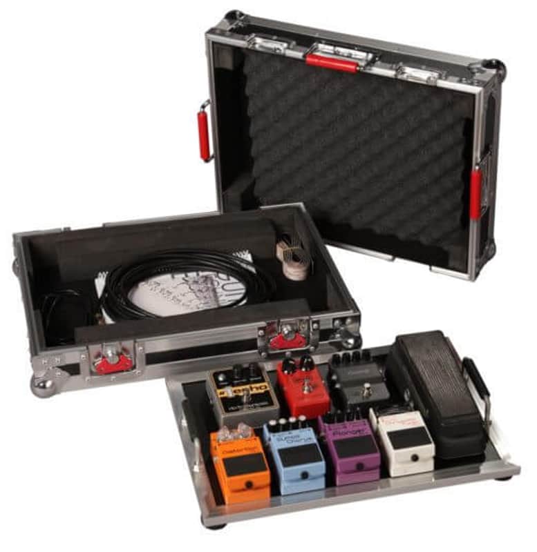 Gator Small tour grade pedal board and flight case for 8-10 pedals. Removable 17"x11" pedal board surface G-TOUR PEDALBOARD-SM image 1